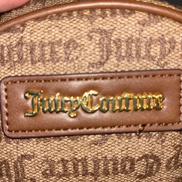 Juicy Couture Mini Tan Backpack with Gold Logo - Picture 2 of 6